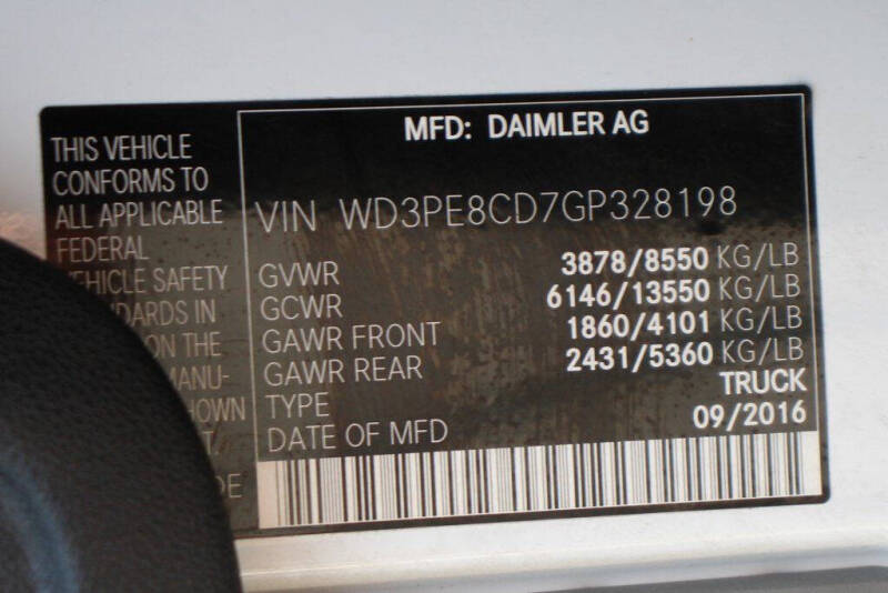 2016 Mercedes-Benz Sprinter