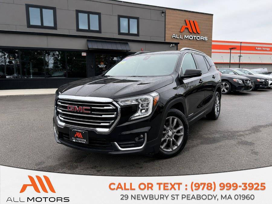 Black 2023 GMC Terrain SLT AWD SLT 4dr SUV 1