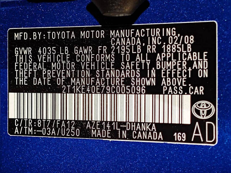 2009 Toyota Matrix S