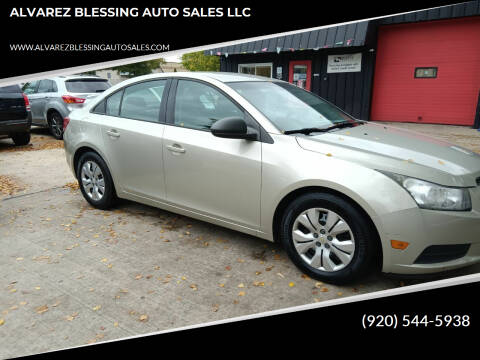 2013 Chevrolet Cruze for sale at ALVAREZ BLESSING AUTO SALES LLC in Green Bay WI