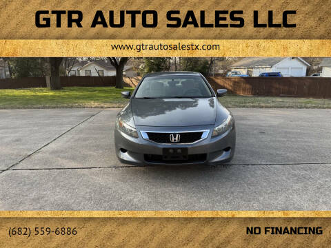 2008 Honda Accord for sale at GTR Auto Sales LLC in Haltom City TX