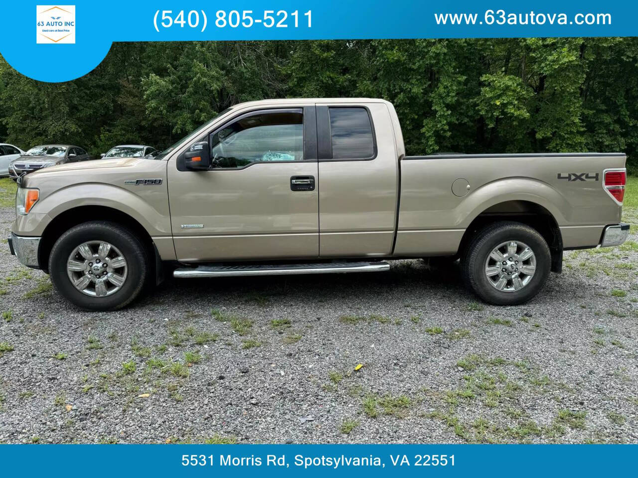 2011 Ford F-150 for sale at 63 Auto Inc in Spotsylvania, VA