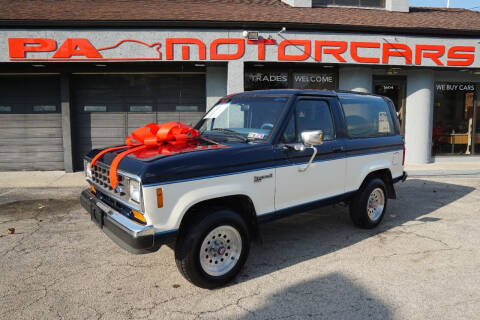 1988 Ford Bronco II for sale at PA Motorcars in Conshohocken PA