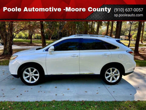 2011 Lexus RX 350 for sale at Poole Automotive in Laurinburg NC