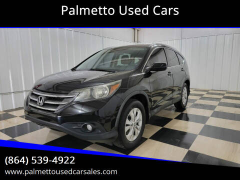 2013 Honda CR-V for sale at Palmetto Used Cars in Piedmont SC