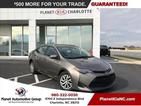 2019 Toyota Corolla for sale at Planet Automotive Group in Charlotte NC