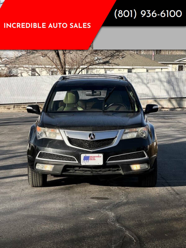 2011 Acura MDX for sale at INCREDIBLE AUTO SALES in Bountiful UT