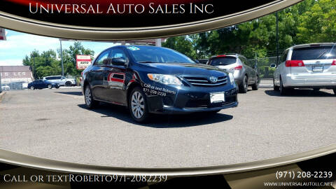 2013 Toyota Corolla for sale at Universal Auto Sales Inc in Salem OR
