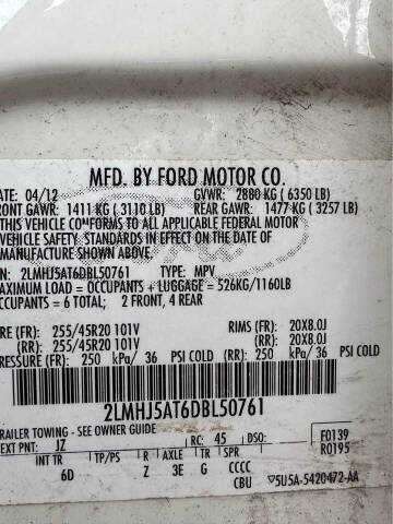 2013 Lincoln MKT EcoBoost