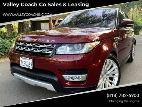 2016 Land Rover Range Rover Sport for sale at Valley Coach Co Sales & Leasing in Van Nuys CA