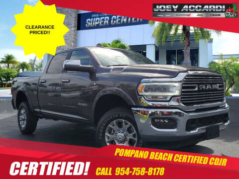 2022 RAM 2500 for sale at PHIL SMITH AUTOMOTIVE GROUP - Joey Accardi Chrysler Dodge Jeep Ram in Pompano Beach FL