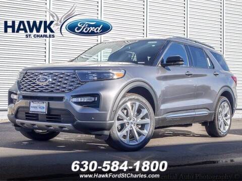 2021 Ford Explorer for sale at Hawk Ford of St. Charles in Saint Charles IL