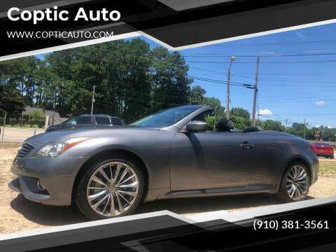 2012 Infiniti G37 Convertible for sale at Coptic Auto in Wilson NC