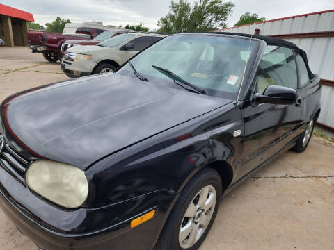 2002 Volkswagen Cabrio for sale at EGM Auto in Midwest City OK