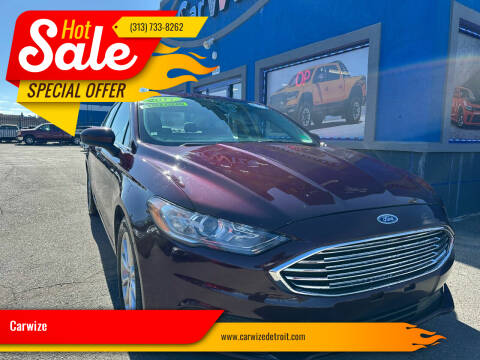 2017 Ford Fusion for sale at Carwize in Detroit MI
