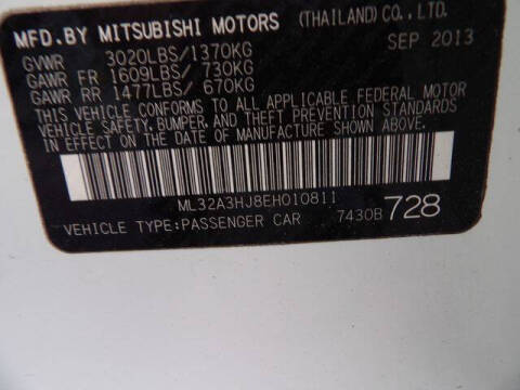 2014 Mitsubishi Mirage