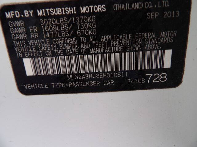 2014 Mitsubishi Mirage