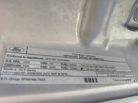 2011 Ford F-550 Super Duty