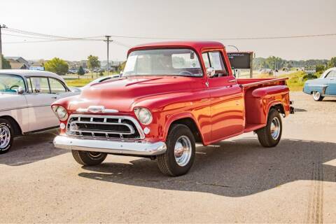 1957 Chevrolet 3100 STEP SIDE for sale at CRUZ'N CLASSICS LLC - Classics in Spirit Lake IA
