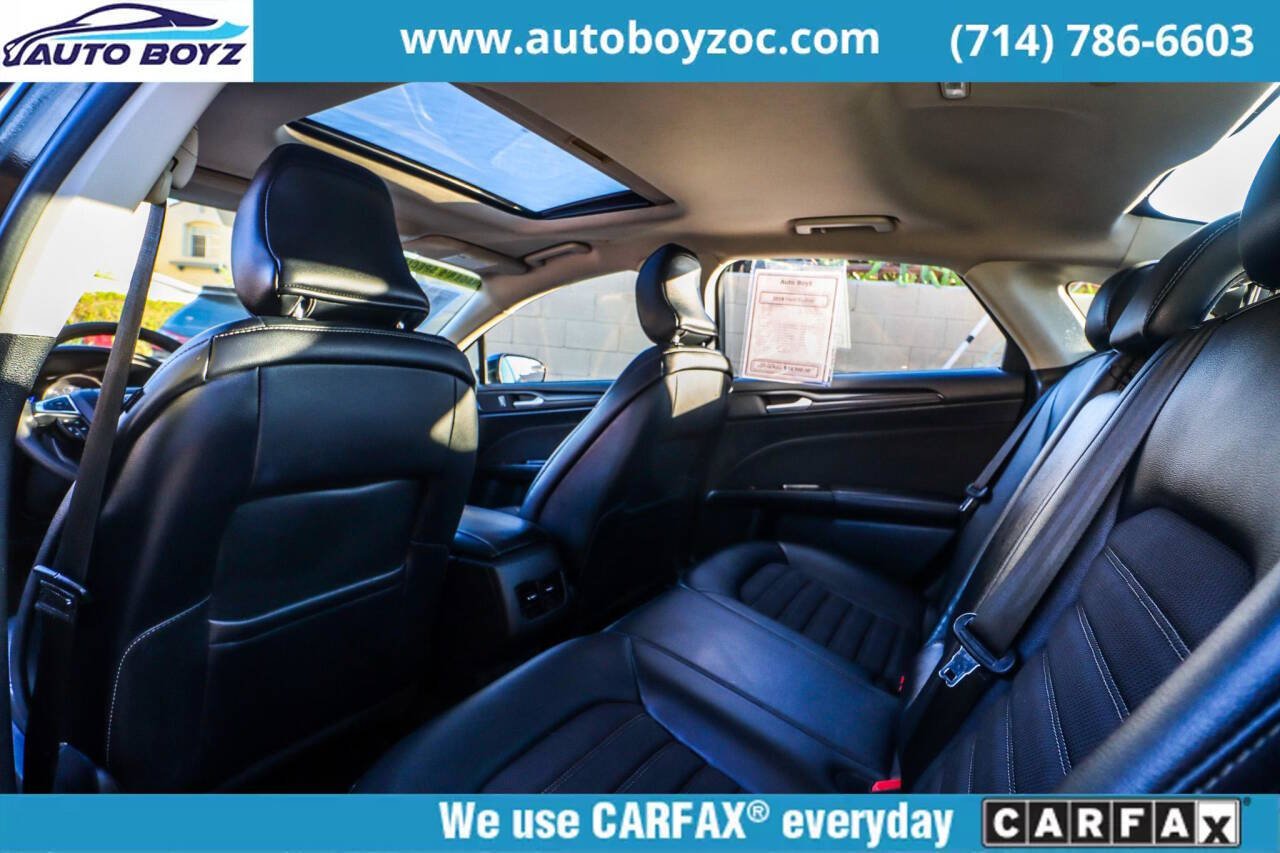 2018 Ford Fusion Hybrid for sale at Auto Boyz in Garden Grove, CA