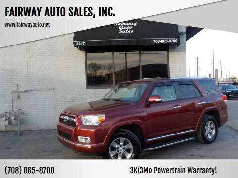 2010 Toyota 4Runner for sale at FAIRWAY AUTO SALES, INC. in Melrose Park IL