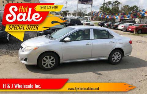 2010 Toyota Corolla for sale at H & J Wholesale Inc. in Charleston SC