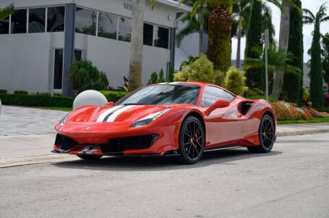 2019 Ferrari 488 Pista for sale at EURO STABLE in Miami FL