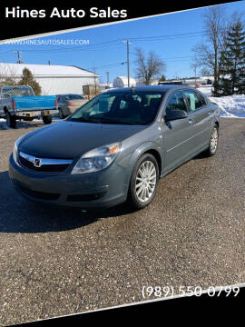 2008 Saturn Aura for sale at Hines Auto Sales in Marlette MI