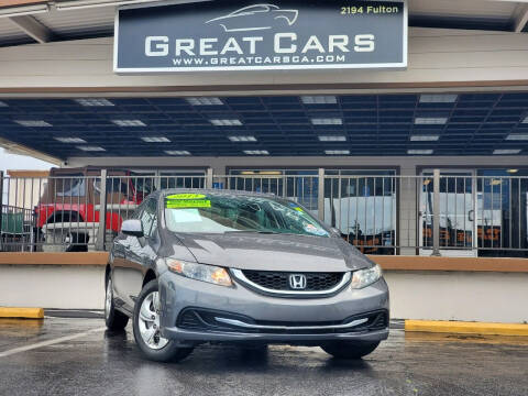 2013 Honda Civic for sale at Great Cars in Sacramento CA