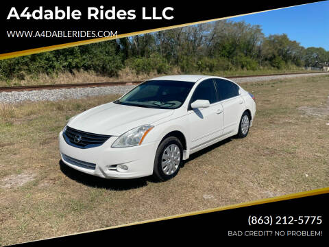 2012 Nissan Altima for sale at A4dable Rides LLC in Haines City FL