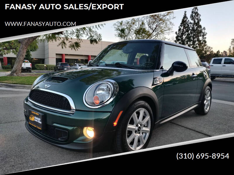 2012 MINI Cooper Hardtop for sale at FANASY AUTO SALES/EXPORT in Yorba Linda CA