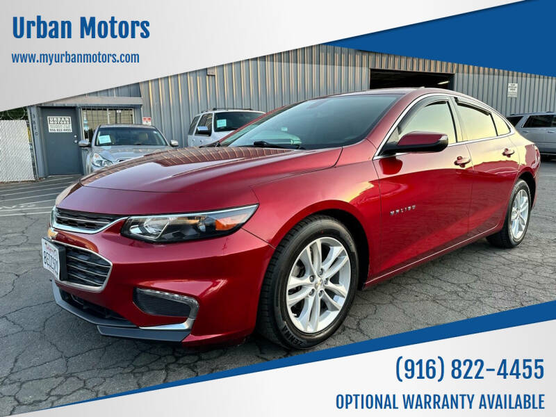 2018 Chevrolet Malibu for sale at Urban Motors in Sacramento CA