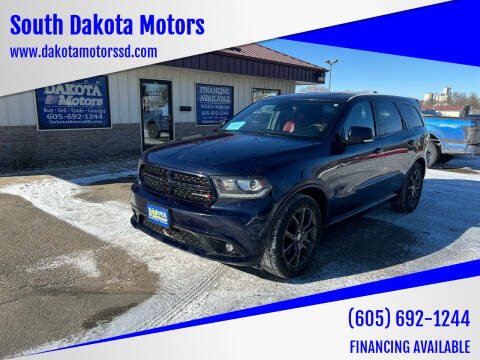 2016 Dodge Durango for sale at South Dakota Motors in Brookings SD
