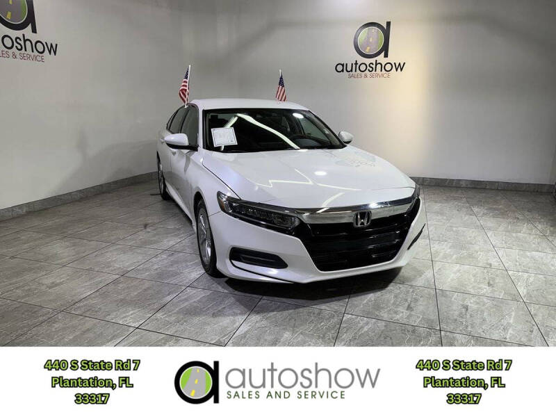 2019 Honda Accord for sale at AUTOSHOW SALES & SERVICE in Plantation FL