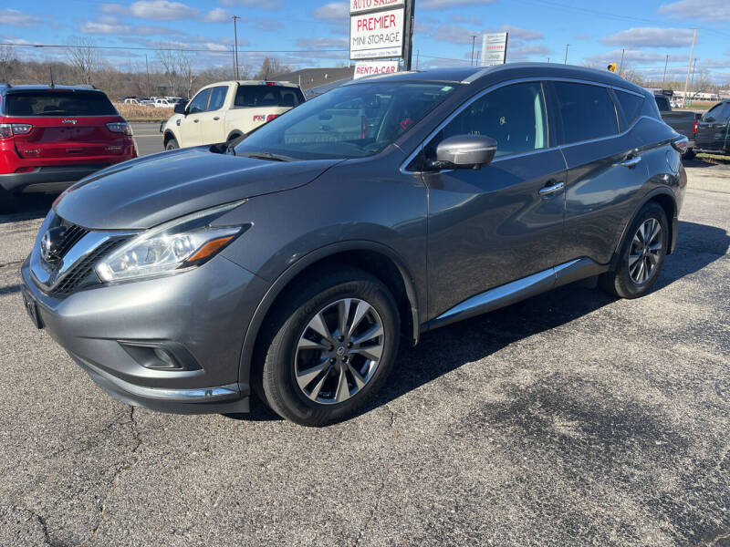 2015 Nissan Murano for sale at Premier Auto Sales Inc. in Big Rapids MI