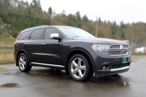 2013 Dodge Durango for sale at GQ Motorsports in Auburn WA