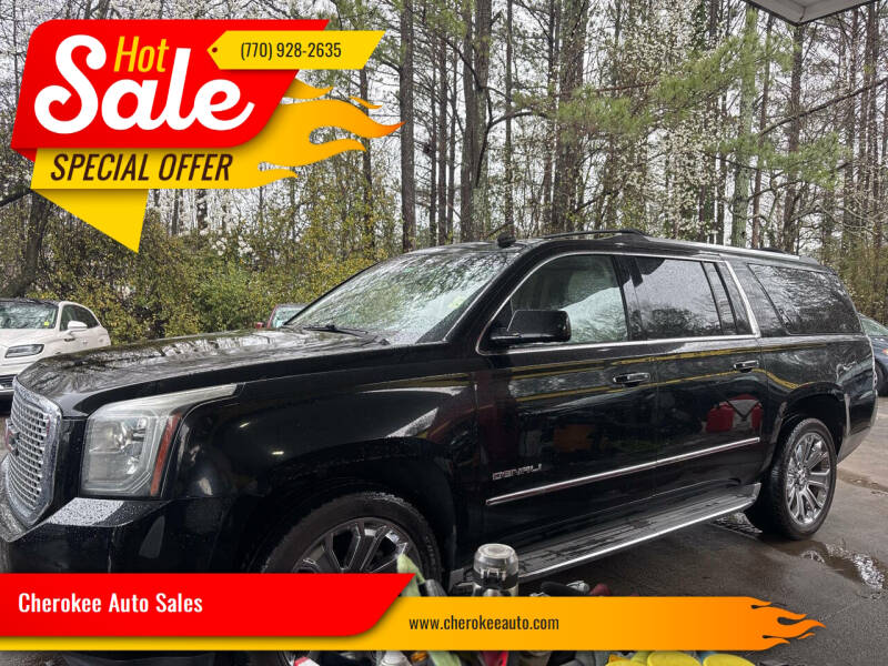 2015 GMC Yukon XL for sale at Cherokee Auto Sales in Acworth GA
