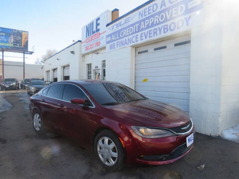 2015 Chrysler 200 for sale at Nile Auto Sales in Denver CO