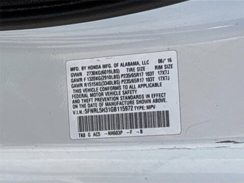 2016 Honda Odyssey SE