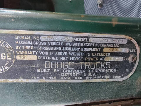 1950 Dodge D100 Pickup