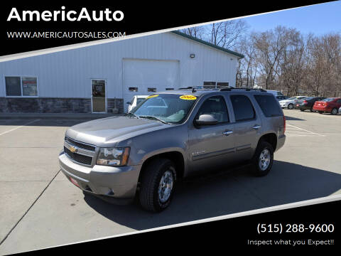 2007 Chevrolet Tahoe for sale at AmericAuto in Des Moines IA