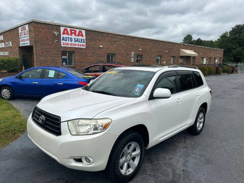 2010 Toyota Highlander for sale at ARA Auto Sales in Winston-Salem NC