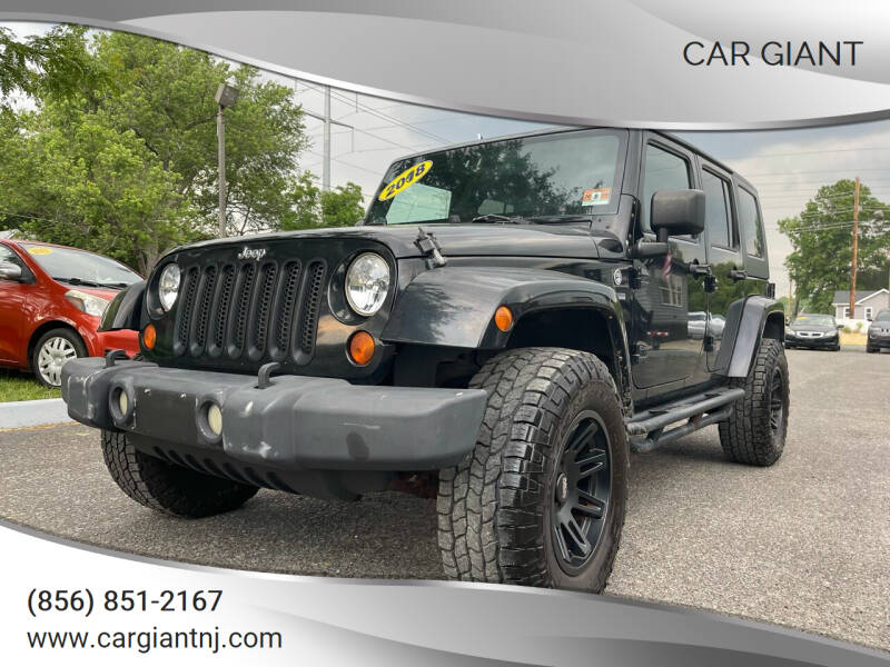 2008 Jeep Wrangler Unlimited for sale at Car Giant in Pennsville NJ