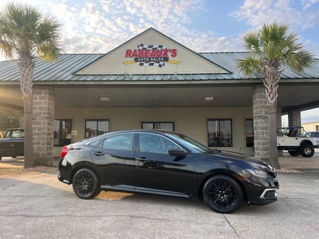 2021 Honda Civic for sale at Rabeaux's Auto Sales in Lafayette LA