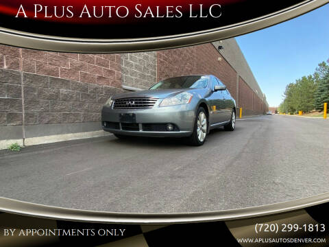2006 Infiniti M35 for sale at A Plus Auto Sales LLC in Denver CO