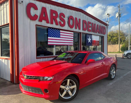 2015 Chevrolet Camaro for sale at Cars On Demand 3 in Pasadena TX