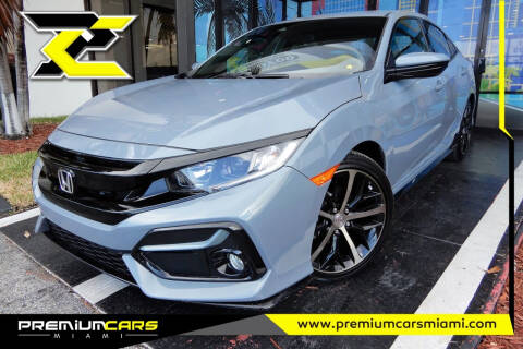 2021 Honda Civic for sale at Premium Cars of Miami in Miami FL