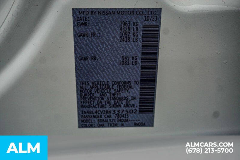 2024 Nissan Altima 2.5 SR