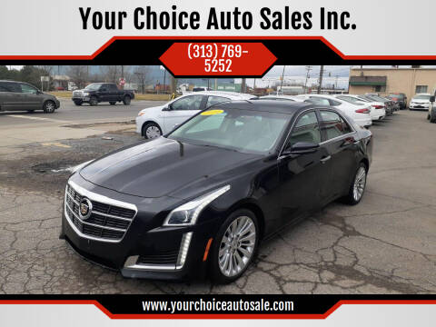 2014 Cadillac CTS for sale at Your Choice Auto Sales Inc. in Dearborn MI