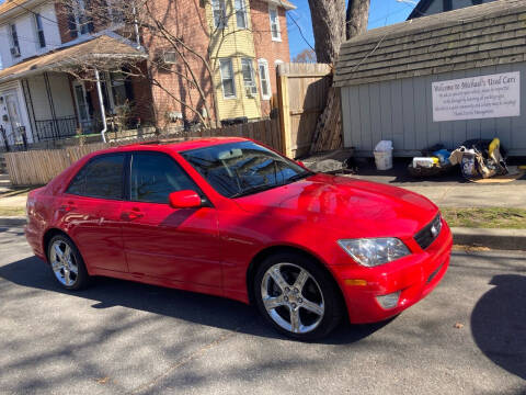 2002 Lexus IS 300 for sale at Michaels Used Cars Inc. in East Lansdowne PA